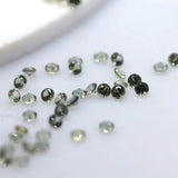 Green Sapphire Round Cut Loose Gemstone 0.8-2.5mm - Ring Necklace Earrings