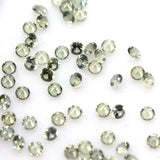Green Sapphire Round Cut Loose Gemstone 0.8-2.5mm - Ring Necklace Earrings