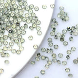 Green Sapphire Round Cut Loose Gemstone 0.8-2.5mm - Ring Necklace Earrings