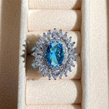 CZ Wedding Bands Micro Pave Women's Rings Kpop Vintage