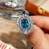 CZ Wedding Bands Micro Pave Women's Rings Kpop Vintage