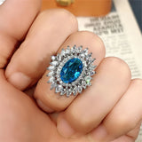 CZ Wedding Bands Micro Pave Women's Rings Kpop Vintage