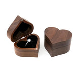 Love Heart Shaped Ring Organizer Box Dustproof Holder