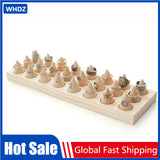 Wooden Cone Ring Organizer Jewelry Display