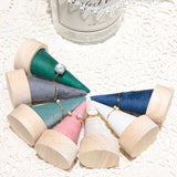 Wooden Cone Ring Organizer Display Holder