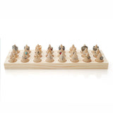 Wooden Cone Ring Organizer Jewelry Display