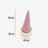 Wooden Cone Ring Organizer Display Holder