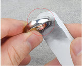 Silver Polishing Rod Oxidation Removal Double-Sided Strip Set of 10