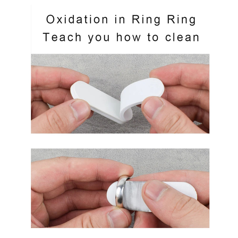 Silver Polishing Rod Oxidation Removal Double-Sided Strip Set of 10