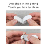 Silver Polishing Rod Oxidation Removal Double-Sided Strip Set of 10