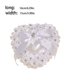 Romantic Ring Pillow Lightness Holder Displaying Box