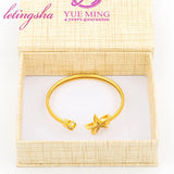 Brazil Plated Jewelry Set for Women - Bracelet Necklace Earrings Gift
