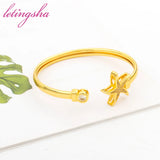 Brazil Plated Jewelry Set for Women - Bracelet Necklace Earrings Gift