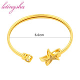 Brazil Plated Jewelry Set for Women - Bracelet Necklace Earrings Gift