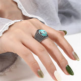 925 Silver Adjustable Ring Blank for 10x13mm Cabochons