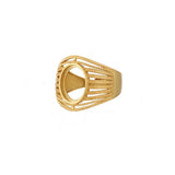 925 Silver Adjustable Ring Blank for 10x13mm Cabochons