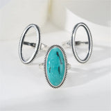 Thai Silver Adjustable Ring Base for 11x24mm Cabochons