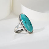 Thai Silver Adjustable Ring Base for 11x24mm Cabochons