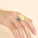 Antique Style Ring Blank Thai Sterling Silver Adjustable Ring Base SR0223