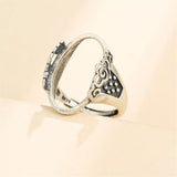 Antique Style Ring Blank Thai Sterling Silver Adjustable Ring Base SR0223