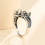 Antique Style 13x17mm Oval Cabochon Sterling Silver Adjustable Ring Base