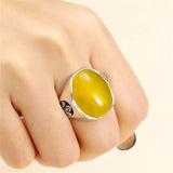 Thai Silver Adjustable Ring Setting for 15x20mm Cabochons