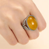 Thai Sterling Silver Adjustable Band Ring Base for 16x21mm Oval Cabochon