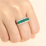 925 Silver Adjustable Ring Setting for 3mm Round Stones SR0158
