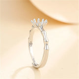 Adjustable Ring Base for 6-10mm Beads/Pearls 925 Silver SR0157