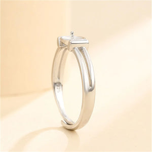 925 Silver Ring Base for 6-8mm Beads/Pearls