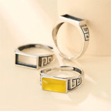 Adjustable Thai Sterling Silver Ring Setting for 6x12mm Cabochons