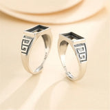 Adjustable Thai Sterling Silver Ring Setting for 6x12mm Cabochons