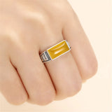 Adjustable Thai Sterling Silver Ring Setting for 6x12mm Cabochons