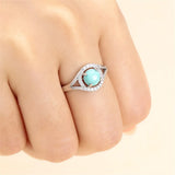925 Silver Adjustable Ring Base for 6mm Cabochons