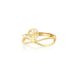 925 Silver Adjustable Ring Base for 8-10mm Beads/Pearls SR0111