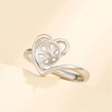 925 Silver Adjustable Ring Base for 8-10mm Beads or Pearls