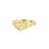 Adjustable 925 Silver Ring Setting for 8mm-10mm Beads or Pearls