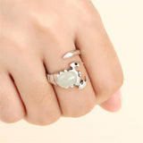 Scorpion Shape Ring Blank Thai Silver Adjustable Base SR0278
