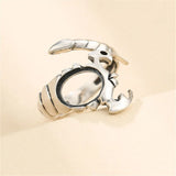Scorpion Shape Ring Blank Thai Silver Adjustable Base SR0278