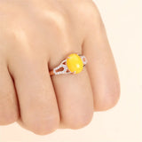 Rose Plated 925 Silver Oval Cabochon Ring Setting