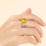 Thai Silver Adjustable Ring Base for 9x12mm Cabochons SR0040