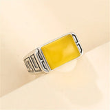 Thai Silver Adjustable Ring Base for 9x12mm Cabochons SR0040