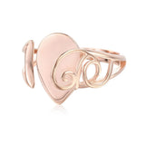 925 Silver Teardrop Cabochon Ring Setting Adjustable Ring Blank SR0262