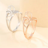 925 Silver Teardrop Cabochon Ring Setting Adjustable Ring Blank SR0262