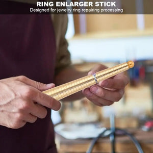 Ring Size Mandrel Stick Finger Gauge Ring Sizer for Jeweler