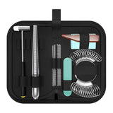 Ring Size Measuring Tool Set with Ring Mandrel Ring Gauge Jewelry Hammer