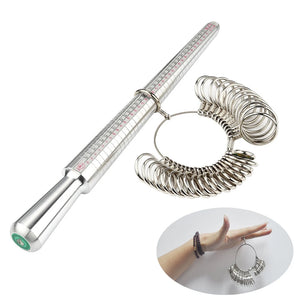 Steel Ring Sizing Mandrel & Hammering Kit for Jewelry Crafting