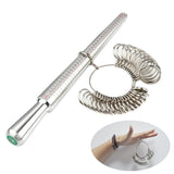 Steel Ring Sizing Mandrel & Hammering Kit for Jewelry Crafting