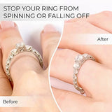Ring Sizer Adjuster for Loose Rings 12 Pack Silicone Invisible Ring Guards