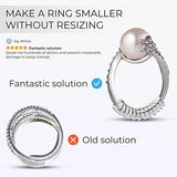 Ring Sizer Adjuster for Loose Rings 12 Pack Silicone Invisible Ring Guards